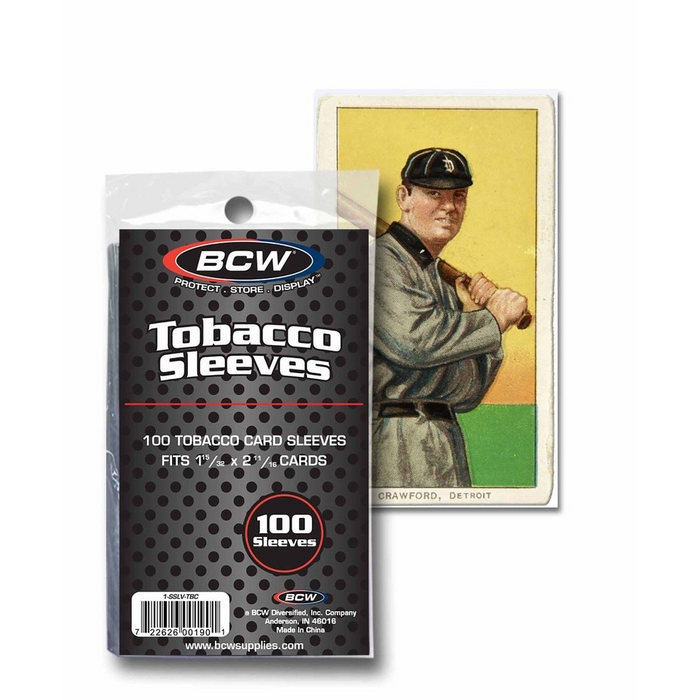 BCW Supplies - Tobacco Card Sleeve - (100ct)