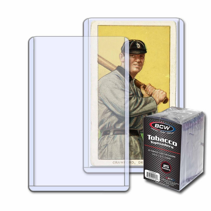 BCW Supplies - Tobacco Card Topload Holder - (25ct)