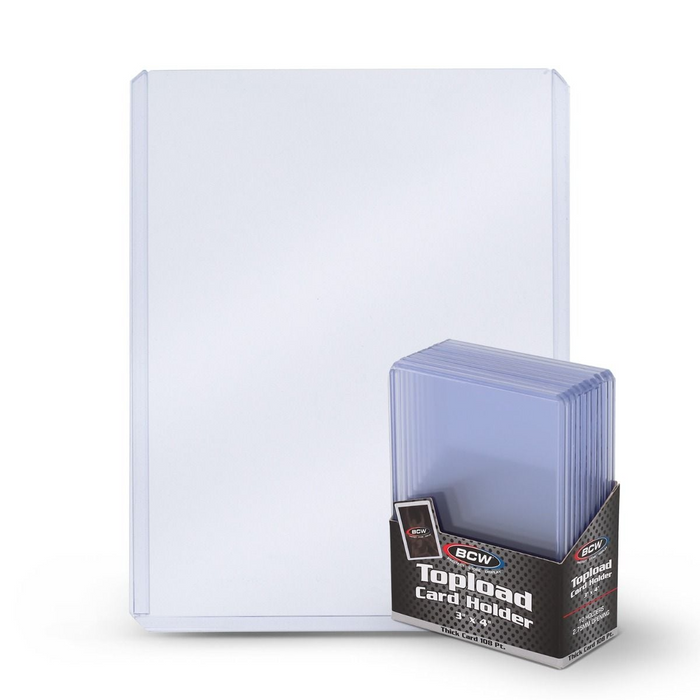 BCW Supplies - Thick Card Topload Holder - 108 PT (10ct)