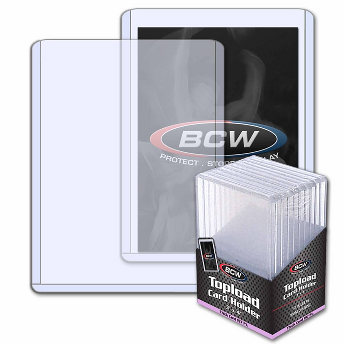 BCW Supplies - Thick Card Topload Holder - 197 PT (10ct)