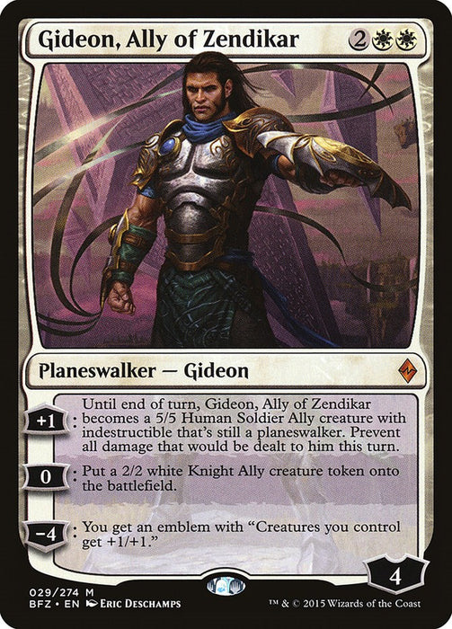 Gideon, Ally of Zendikar [BFZ - 29]