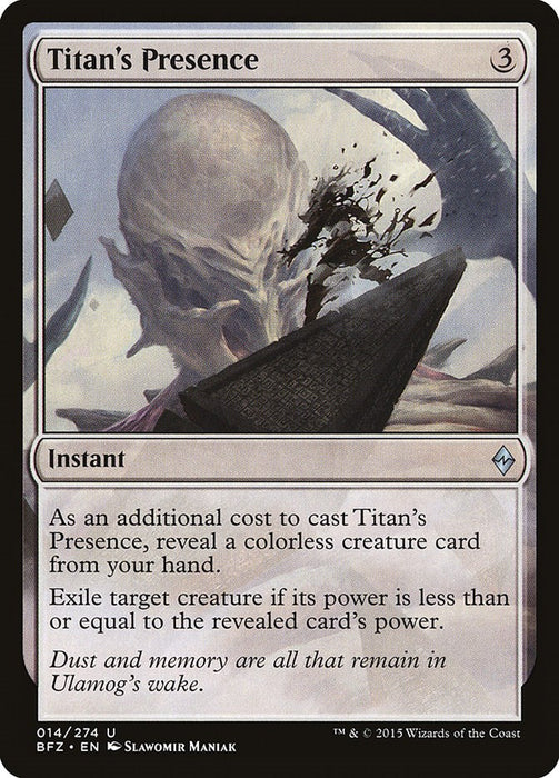 Titan's Presence [BFZ - 14]