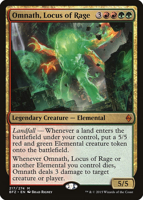 Omnath, Locus of Rage [BFZ - 217]