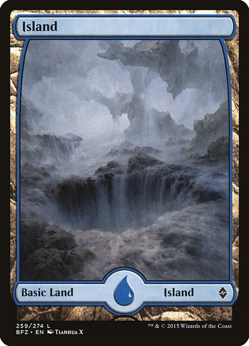 Island (259) - Full Art [BFZ - 259]