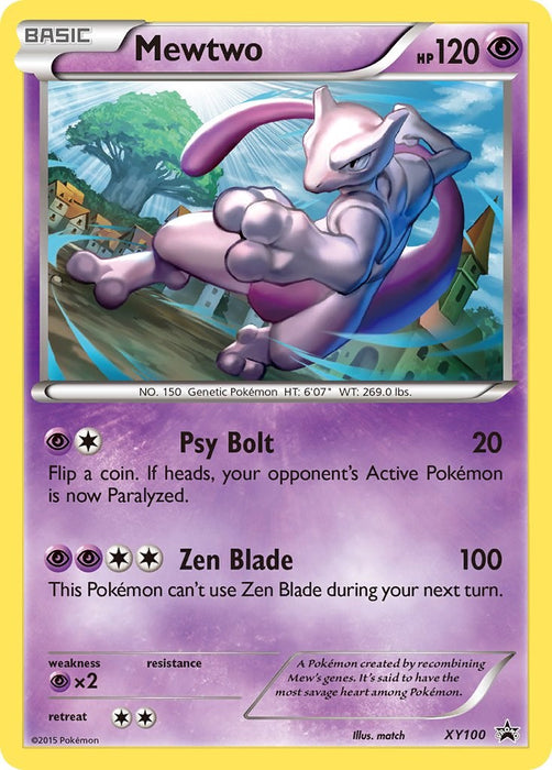 Mewtwo - XY100 [PR - XY100]