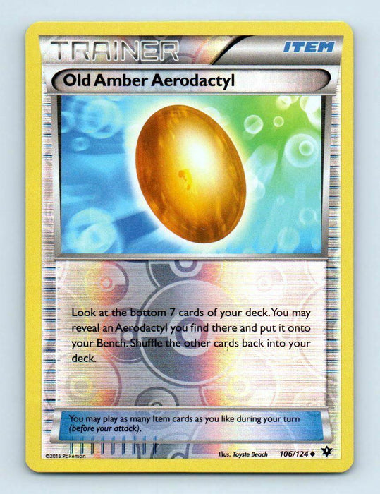 Old Amber Aerodactyl