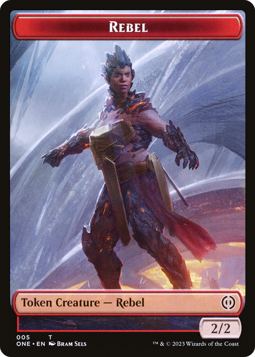 Rebel Token [Phyrexia: All Will Be One Tokens]