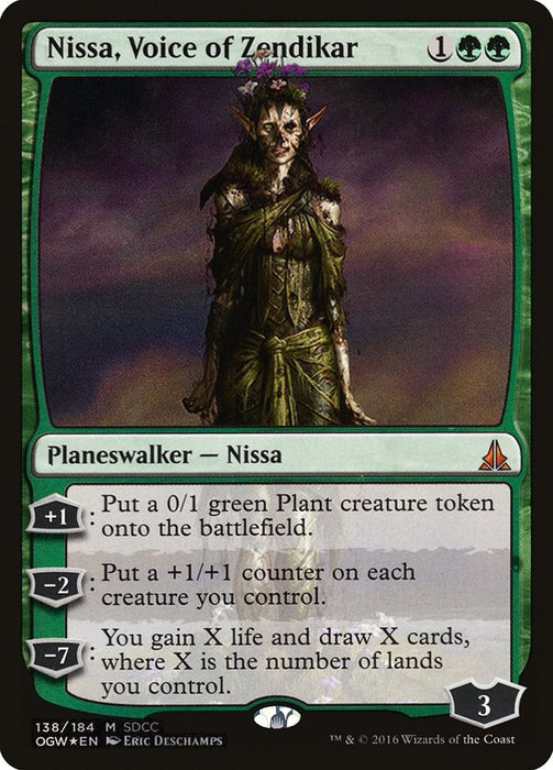 Nissa, Voice of Zendikar (SDCC 2016 Exclusive) [MEDIA - 138]