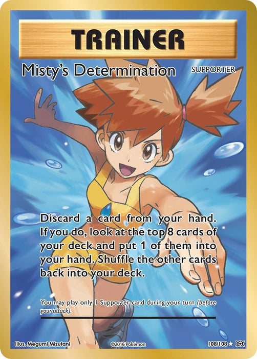 Misty's Determination (Full Art) [EVO - 108/108]