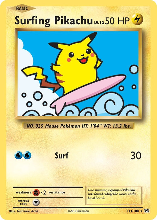 Surfing Pikachu [EVO - 111/108]