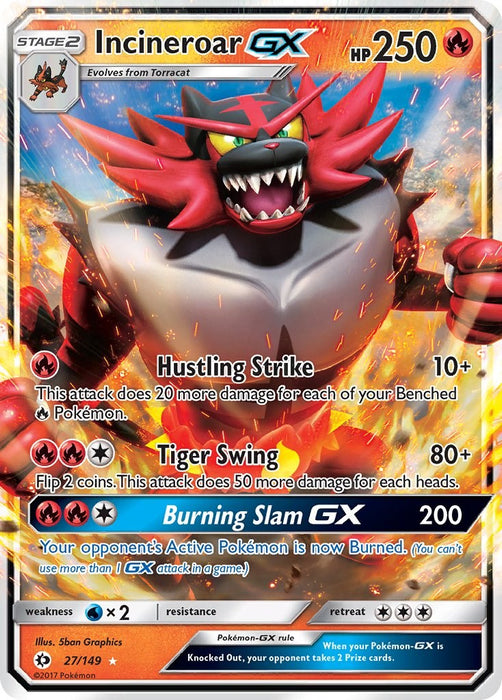 Incineroar GX [SM01 - 27/149]