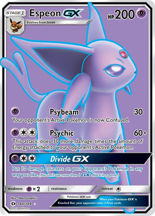 Espeon GX (Full Art) [SM01 - 140/149]