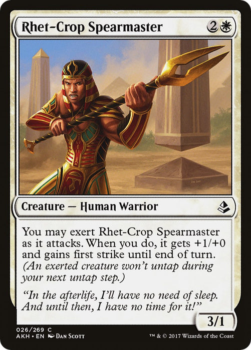 Rhet-Crop Spearmaster [AKH - 26]