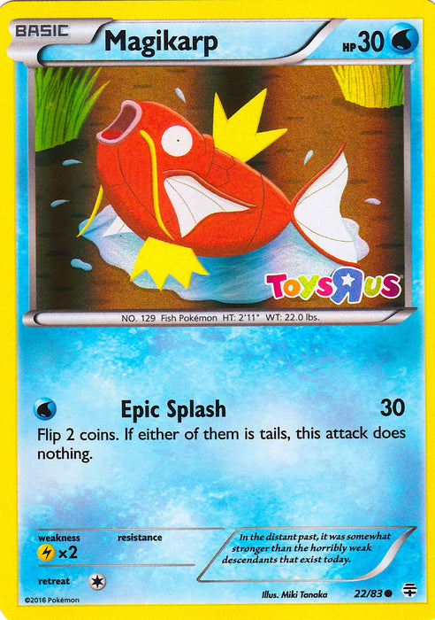 Magikarp - 22/83 (Toys R Us Promo) [MCAP - 022/083]