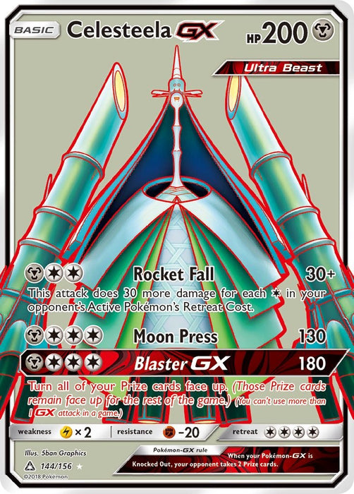 Celesteela GX (Full Art) [SM05 - 144/156]