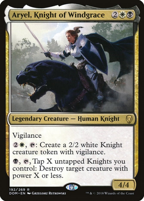 Aryel, Knight of Windgrace [DOM - 192]