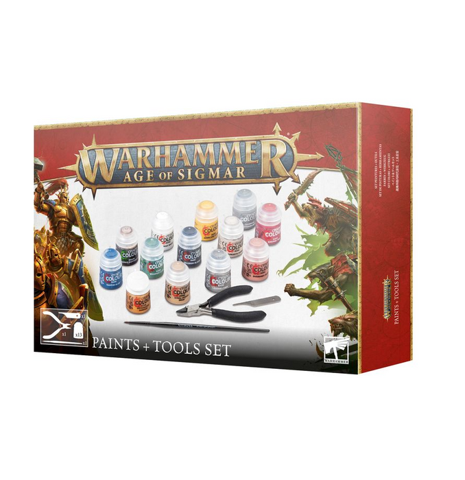 Warhammer Age of Sigmar Paint and tool set