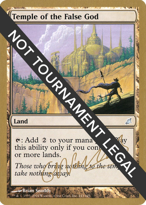 Temple of the False God - 2004 Gabriel Nassif (SCG)