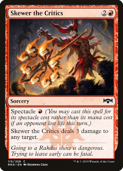 Skewer the Critics [RNA - 115]