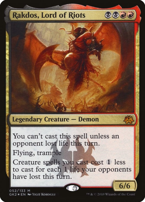 Rakdos, Lord of Riots [GK2 - 52]