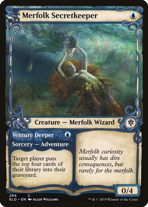 Merfolk Secretkeeper (Showcase) [ELD - 284]