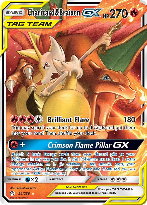 Charizard & Braixen GX [SM12 - 22/236]