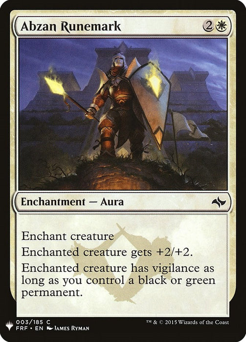 Abzan Runemark [LIST - 3]