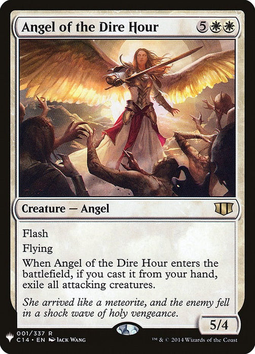 Angel of the Dire Hour [LIST - 1]