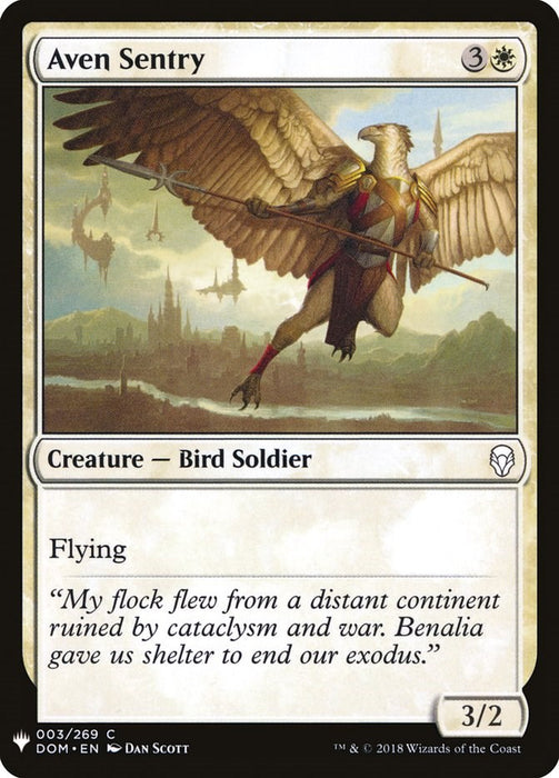 Aven Sentry [LIST - 3]