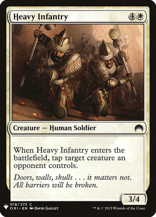 Heavy Infantry [LIST - 18]