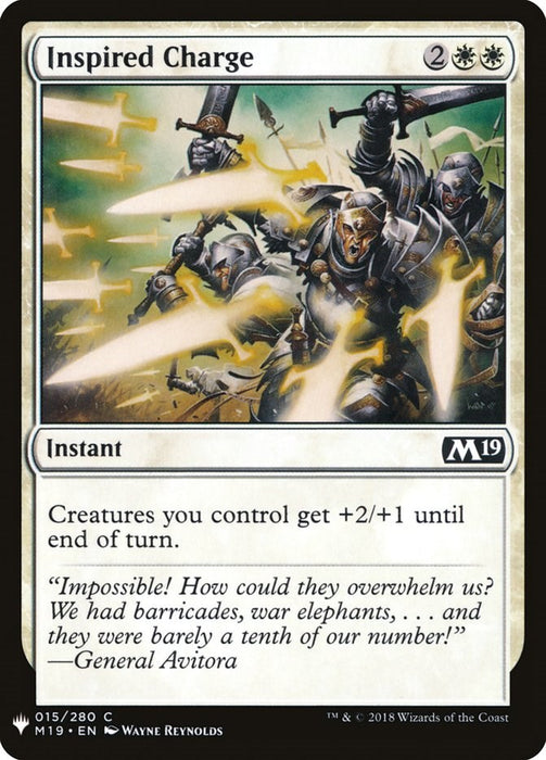 Inspired Charge [LIST - 15]