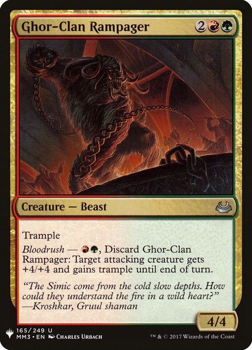 Ghor-Clan Rampager [LIST - 165]