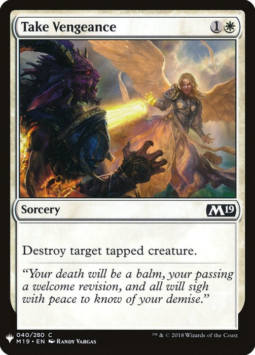 Take Vengeance [LIST - 40]