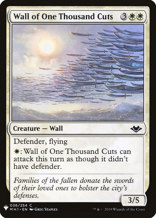 Wall of One Thousand Cuts [LIST - 36]