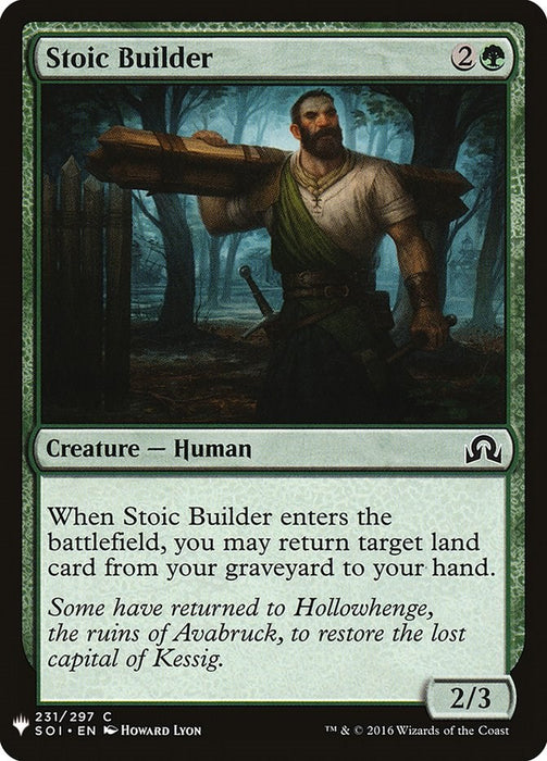 Stoic Builder [LIST - 231]