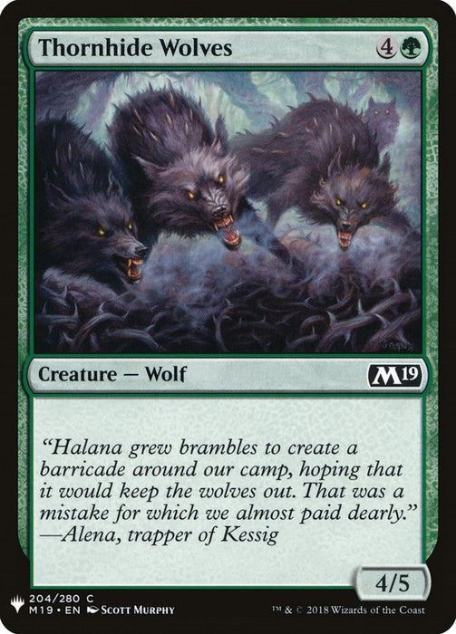 Thornhide Wolves [LIST - 204]