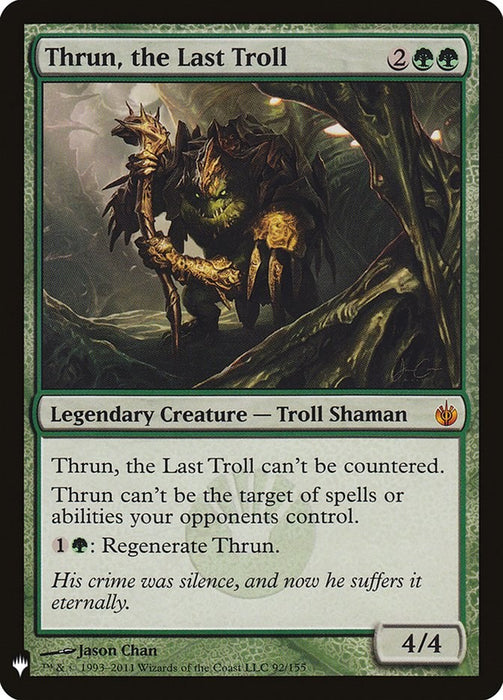 Thrun, the Last Troll [LIST - 92]