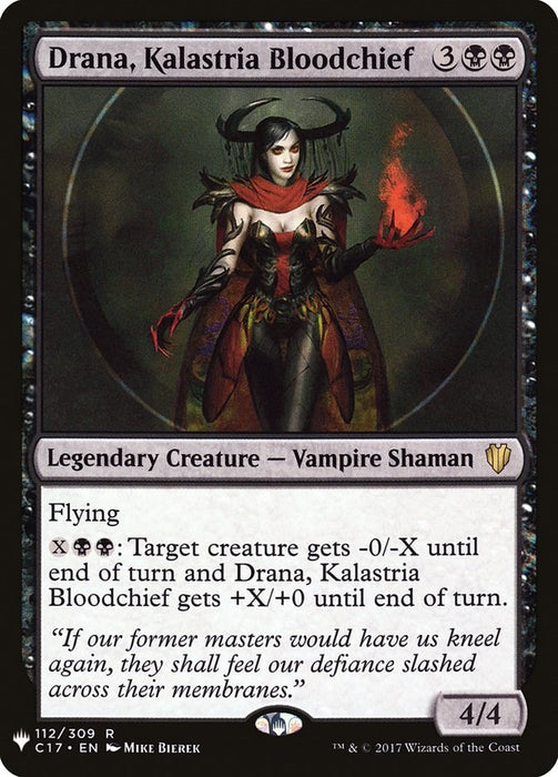 Drana, Kalastria Bloodchief [LIST - 112]