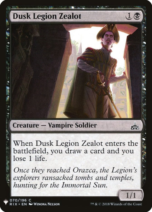 Dusk Legion Zealot [LIST - 70]