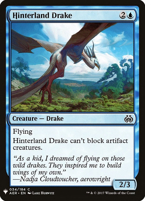 Hinterland Drake [LIST - 34]