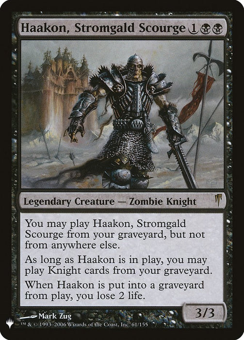 Haakon, Stromgald Scourge [LIST - 61]