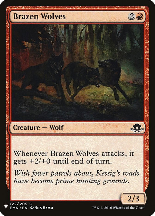 Brazen Wolves [LIST - 122]