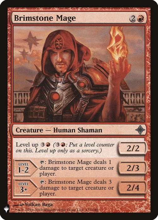 Brimstone Mage [LIST - 137]