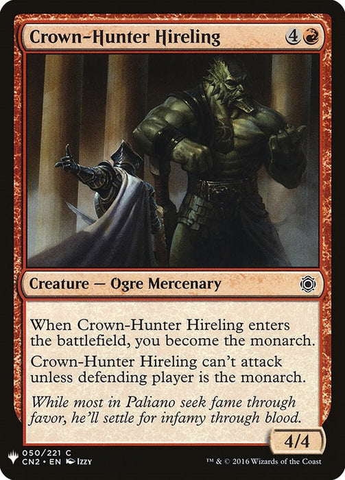 Crown-Hunter Hireling [LIST - 50]