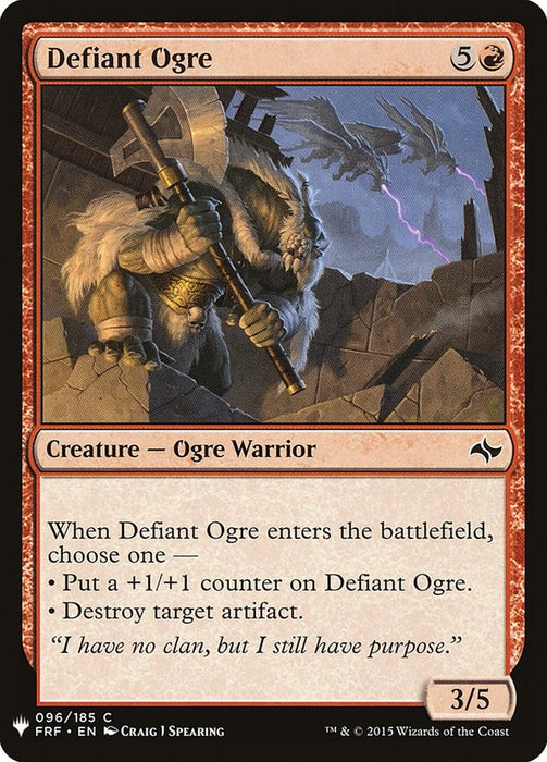 Defiant Ogre [LIST - 96]