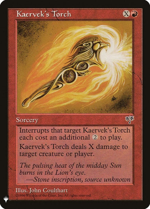 Kaervek's Torch [LIST - 185]