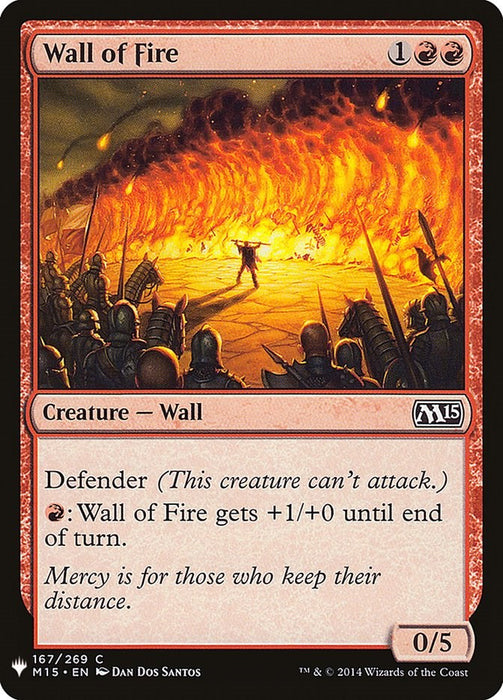 Wall of Fire [LIST - 167]