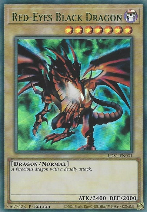 Red-Eyes Black Dragon (Green) [LDS1 - LDS1-EN001]