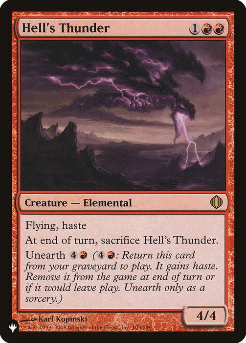 Hell's Thunder [LIST - 103]