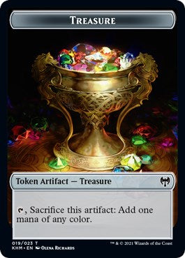 Treasure // Angel Warrior Double-Sided Token